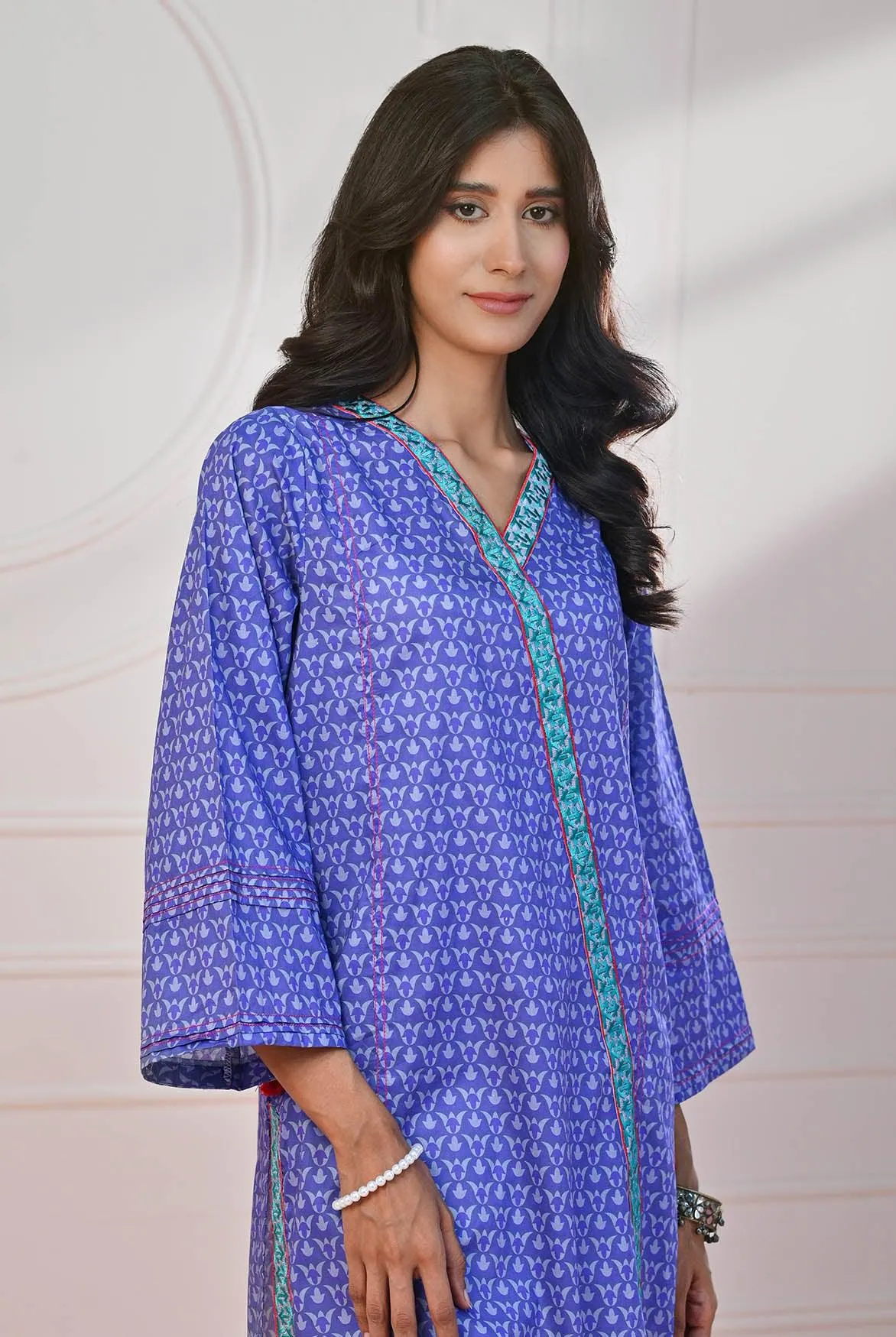 1 PC | RTW | Vibrant Digital Printed Lawn with Embroidery