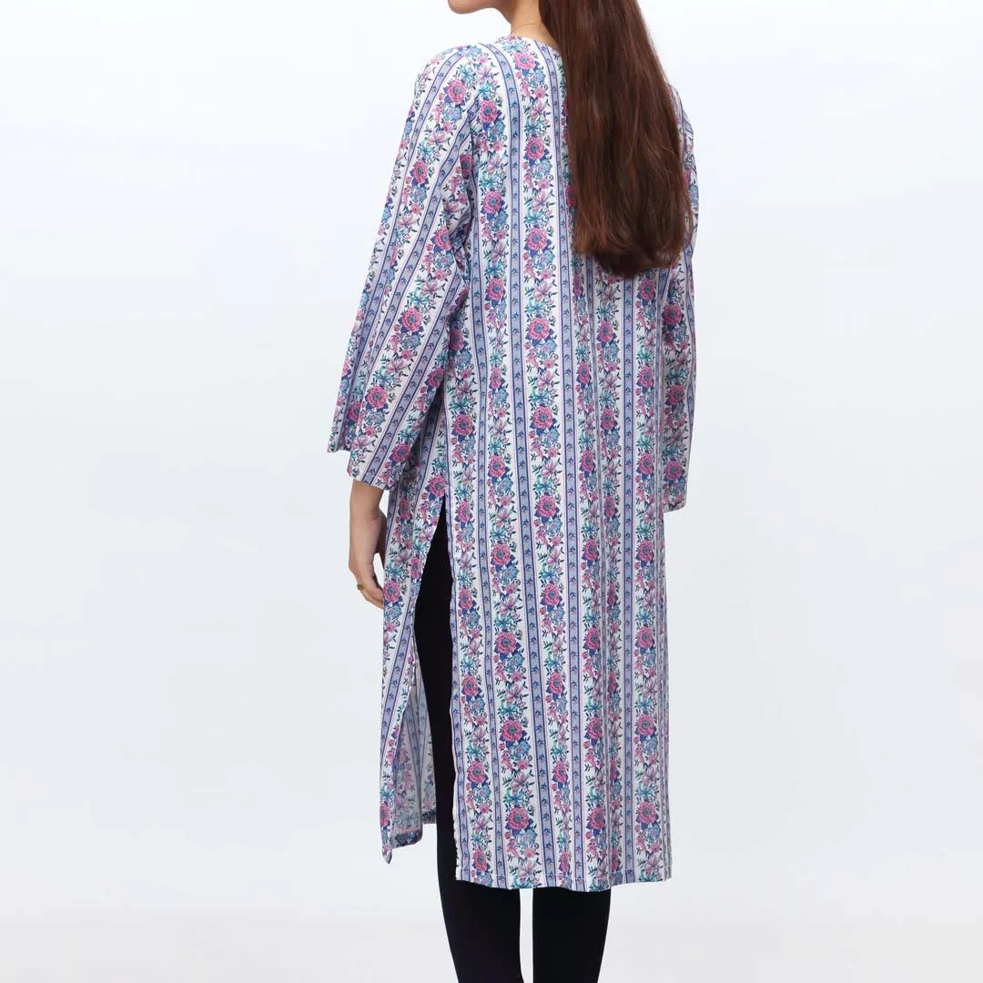 1PC-Unstitched Digital Printed Lawn Shirt PS4421