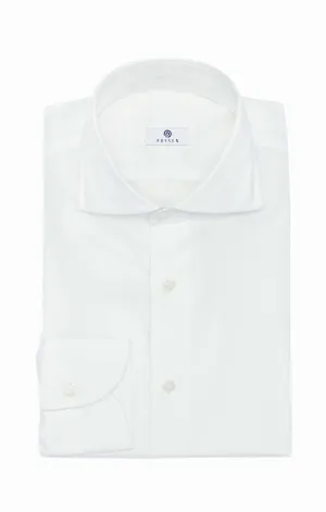Albini White Royal Oxford 365 Easy Care Fine Cotton