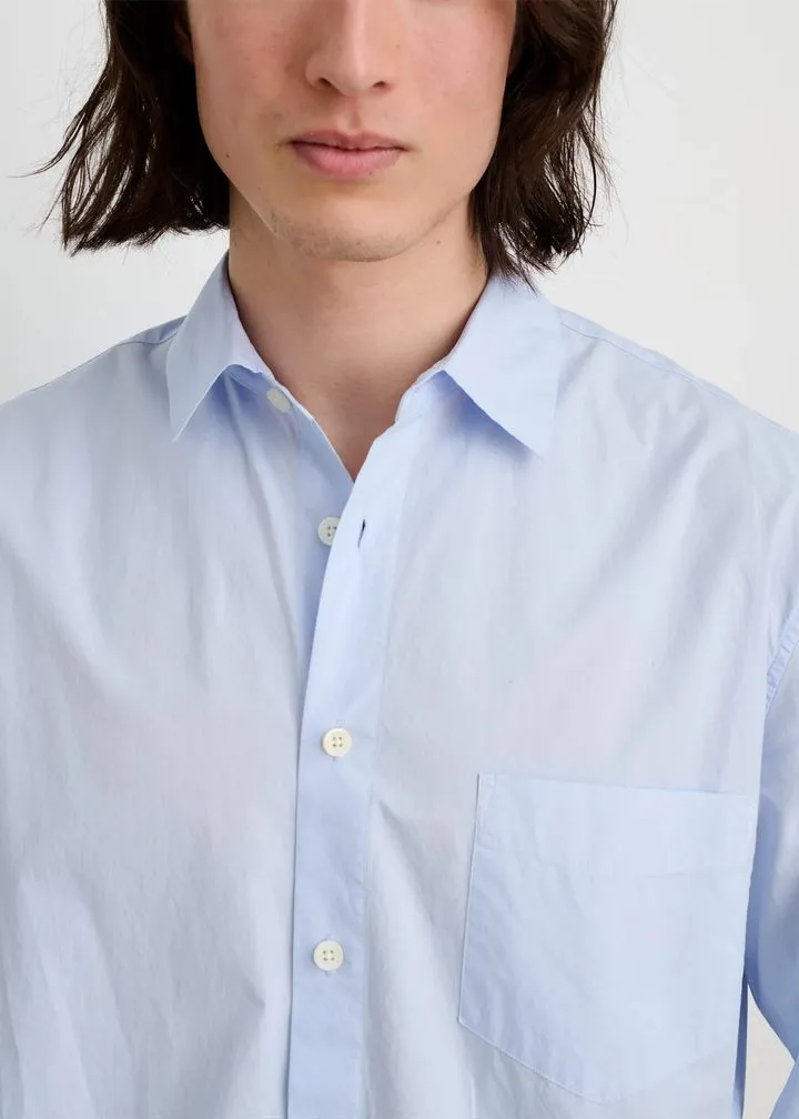 Alex Mill Easy Shirt in Paper Poplin Calm Blue