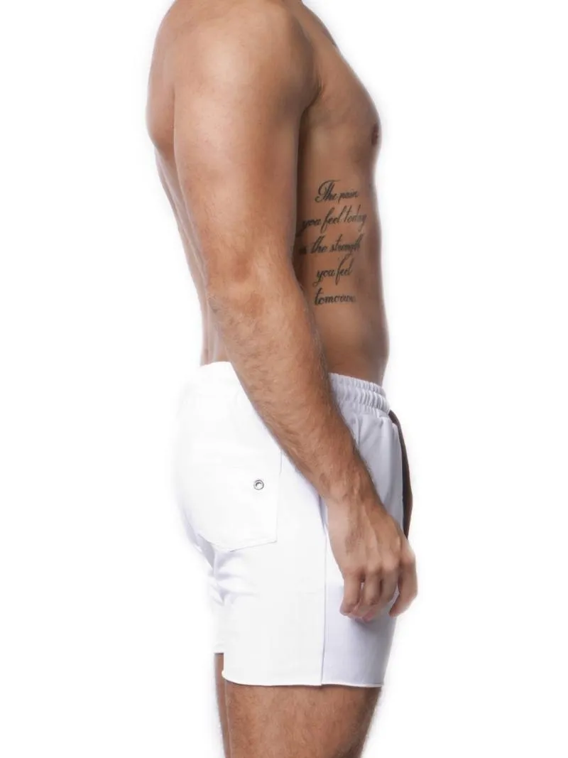 Alexander Cobb Long Leg Cotton Sweat Shorts