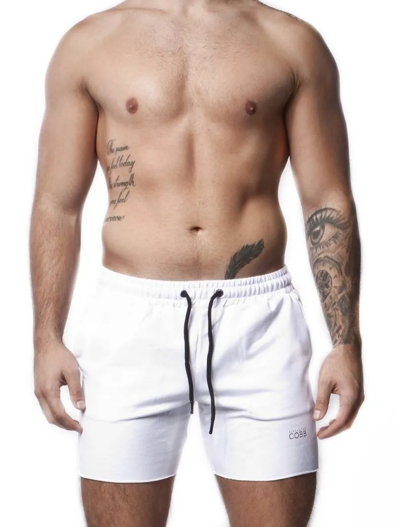 Alexander Cobb Long Leg Cotton Sweat Shorts