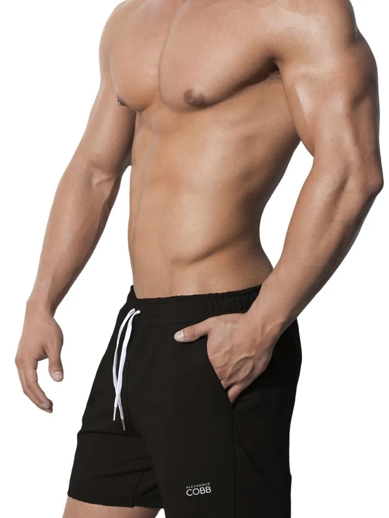 Alexander Cobb Long Leg Cotton Sweat Shorts