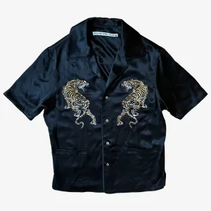 Alexander Wang Embroidered Tiger Silk Shirt (Womenswear)