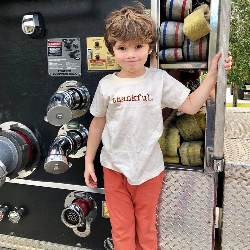 Baby/Toddler's "thankful" Letter Print T-shirt