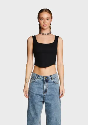 Basic Chic Tank Top - Black