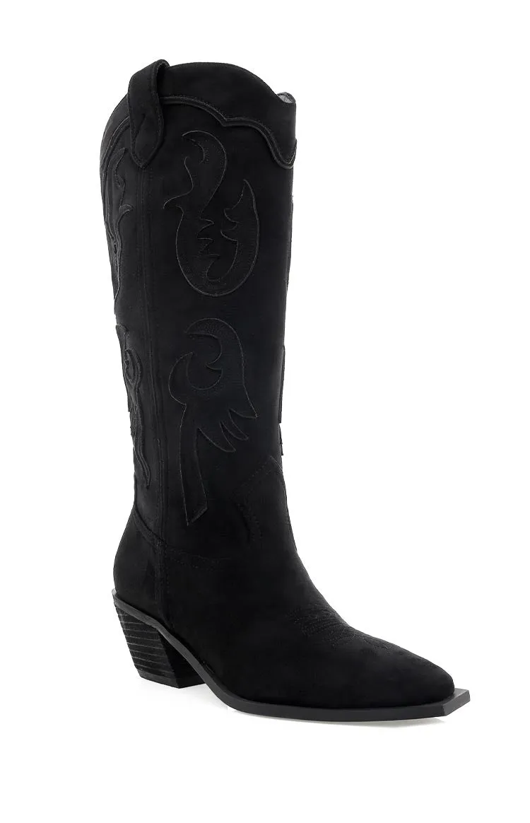 Billini Tulie Black Cowboy Boots
