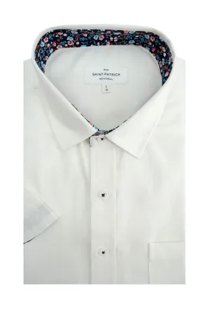 Birmingham Easy-Care Short Sleeve Shirt in White