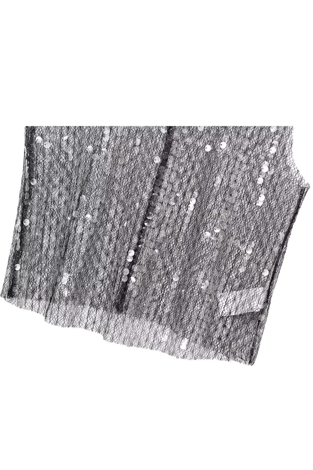 'Brooklyn' Sleeveless Sequin Straight Vest