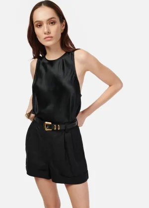 Cami NYC Ravi Linen Short Black