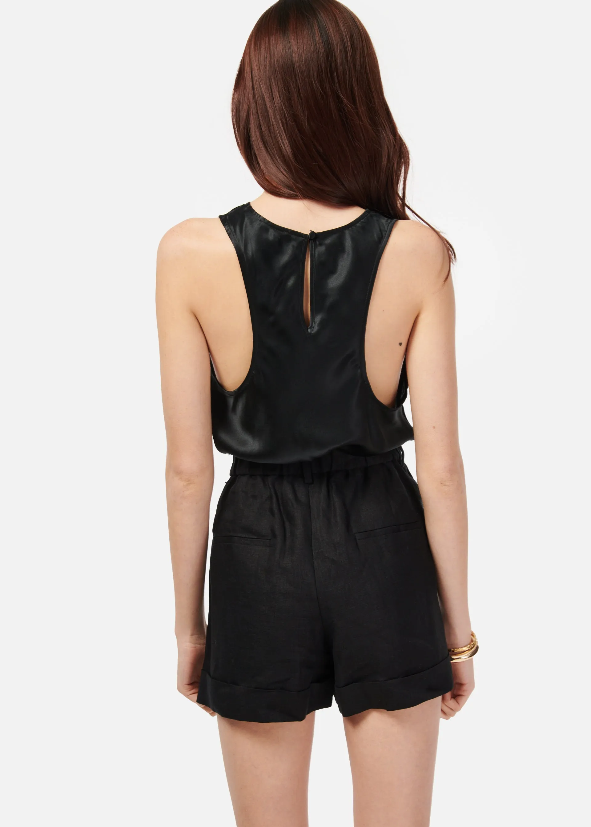 Cami NYC Ravi Linen Short Black