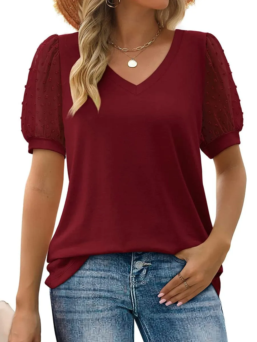 Casual Chic Puff Sleeve Top