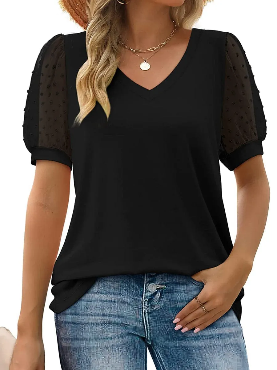 Casual Chic Puff Sleeve Top