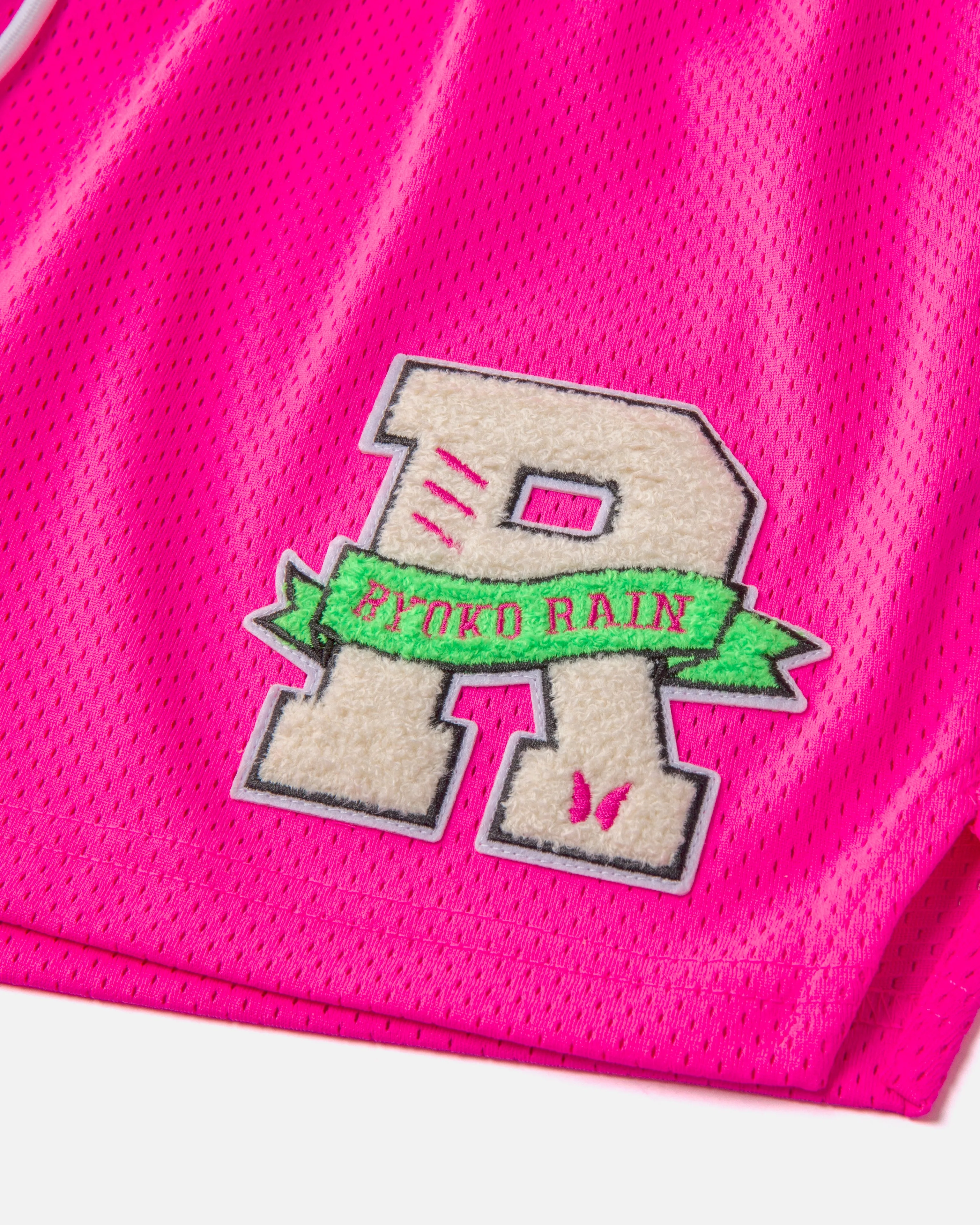 CLASSIC MESH SHORTS - NEON PINK