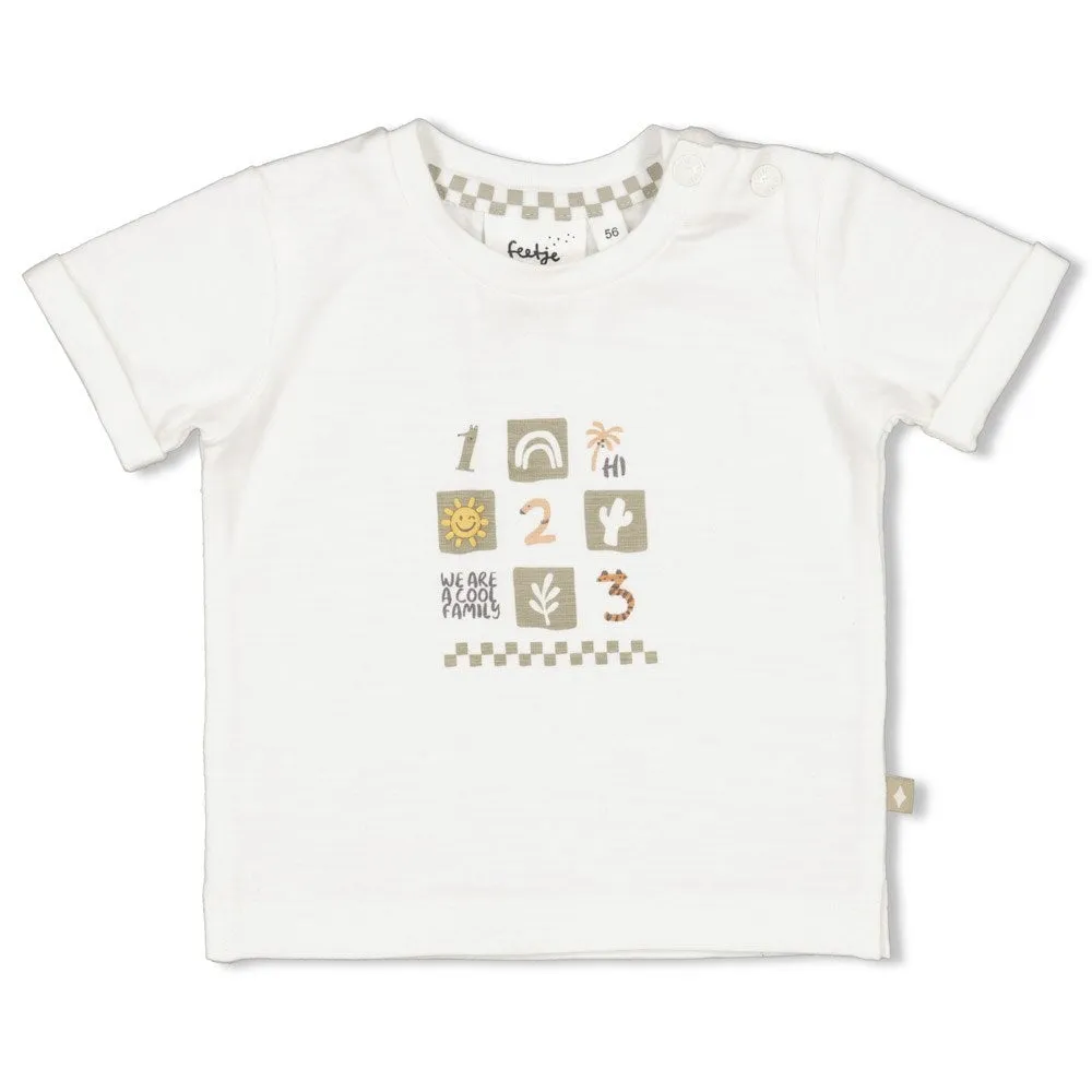 COOL FAMILY "123 We Are a Cool Family" Short Sleeve Top