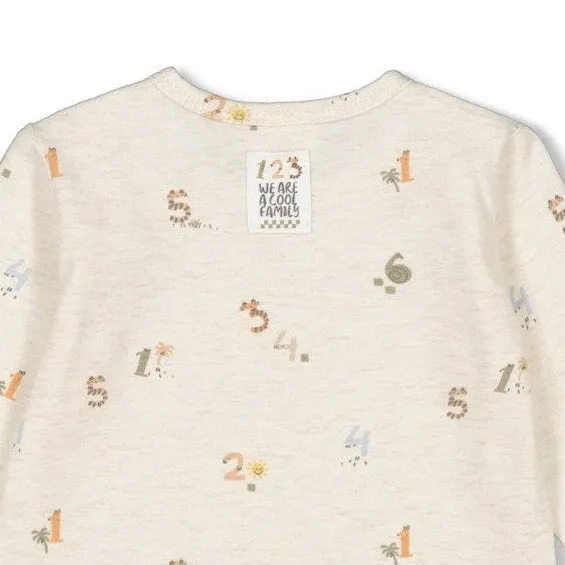 COOL FAMILY Signature Allover Print Top