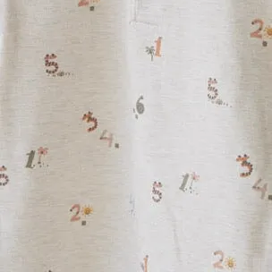 COOL FAMILY Signature Allover Print Top
