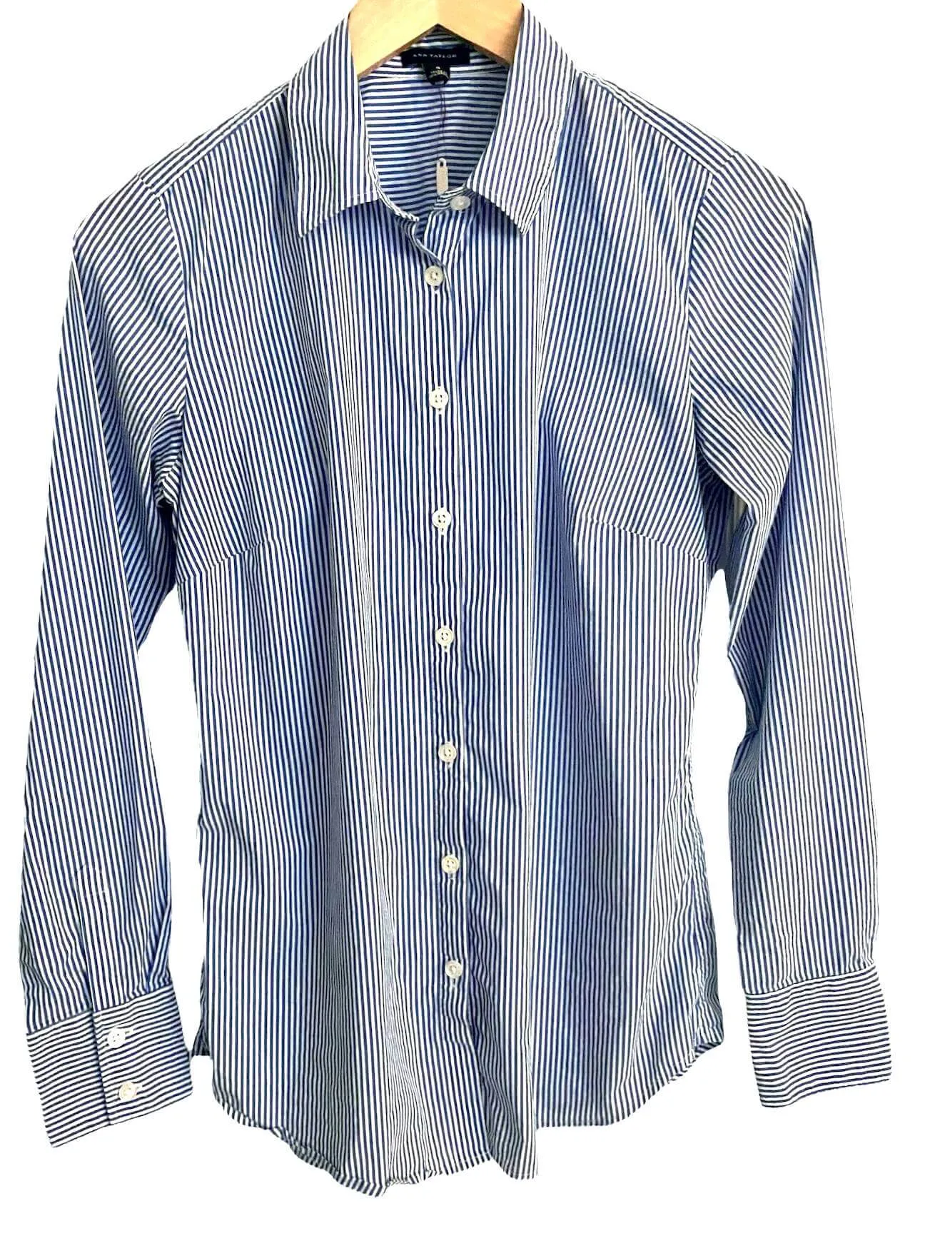 Cool Summer Blue Stripe Button Down