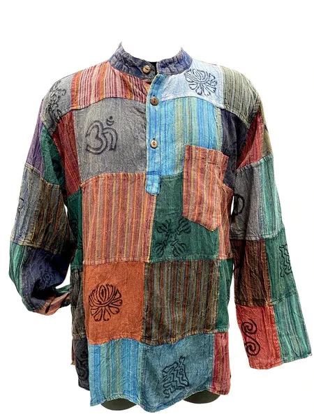 Cotton Patchwork Shirt