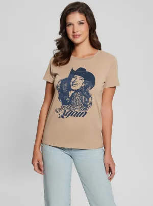 Eco Beige Again Easy T-Shirt