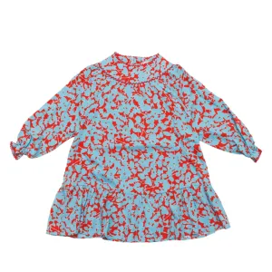 Flowy Dress Blue, Red