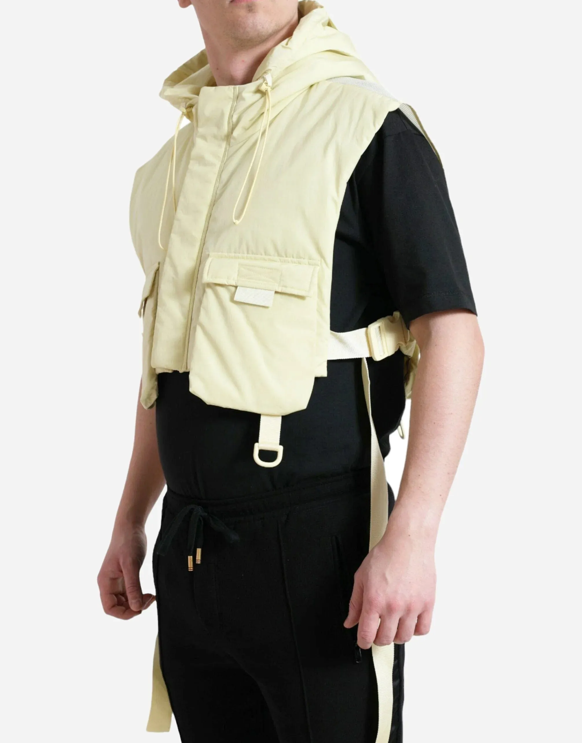 Hooded Sportswear Vest Jacket