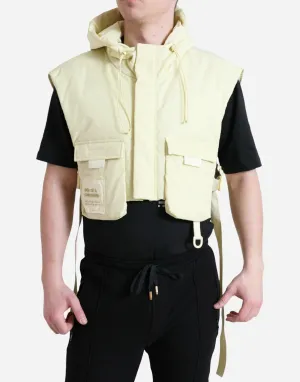 Hooded Sportswear Vest Jacket