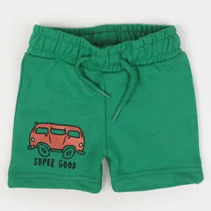 Infant Boys Knitted Short Super Good - Green