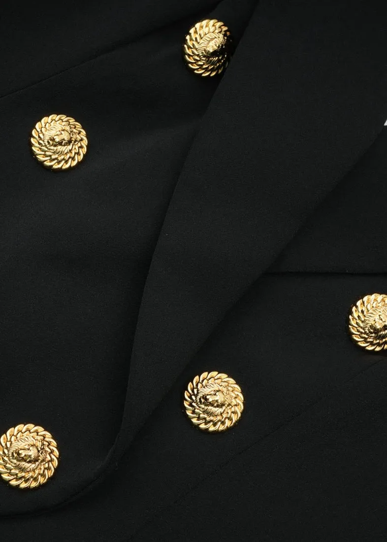 Iraida Golden Button Vest