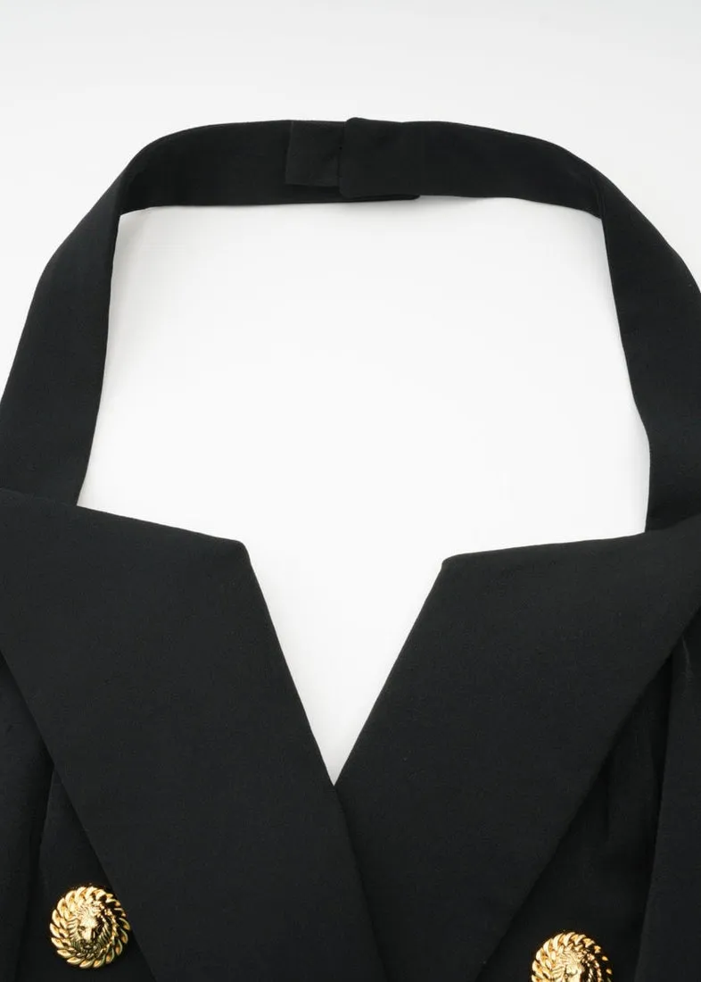 Iraida Golden Button Vest