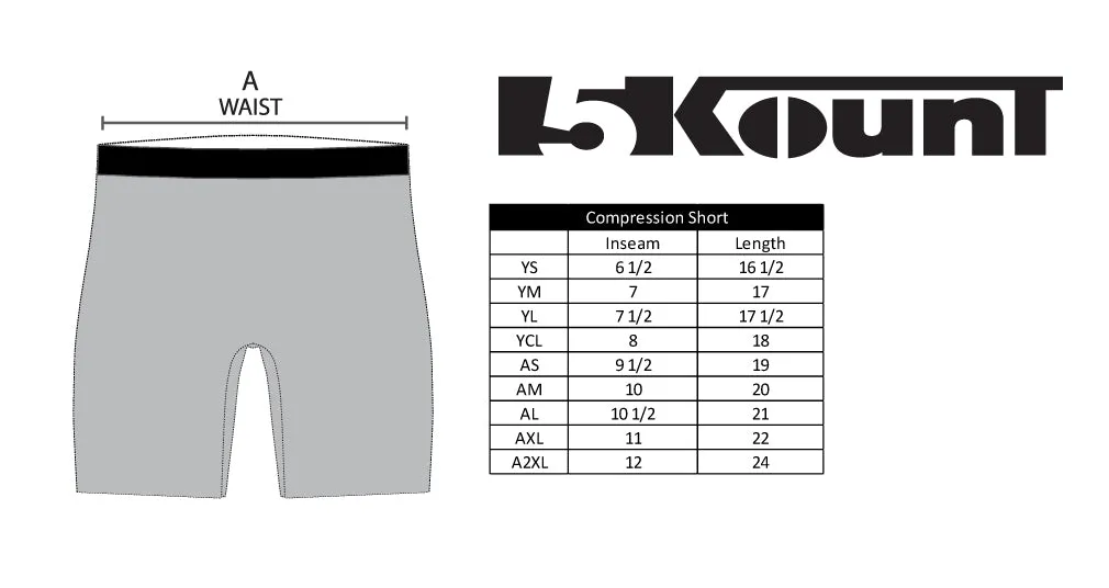 Jeff Classic Wrestling Sublimated Compression Shorts