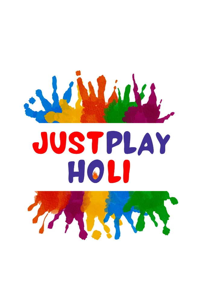 Just Play Holi T-shirt for men