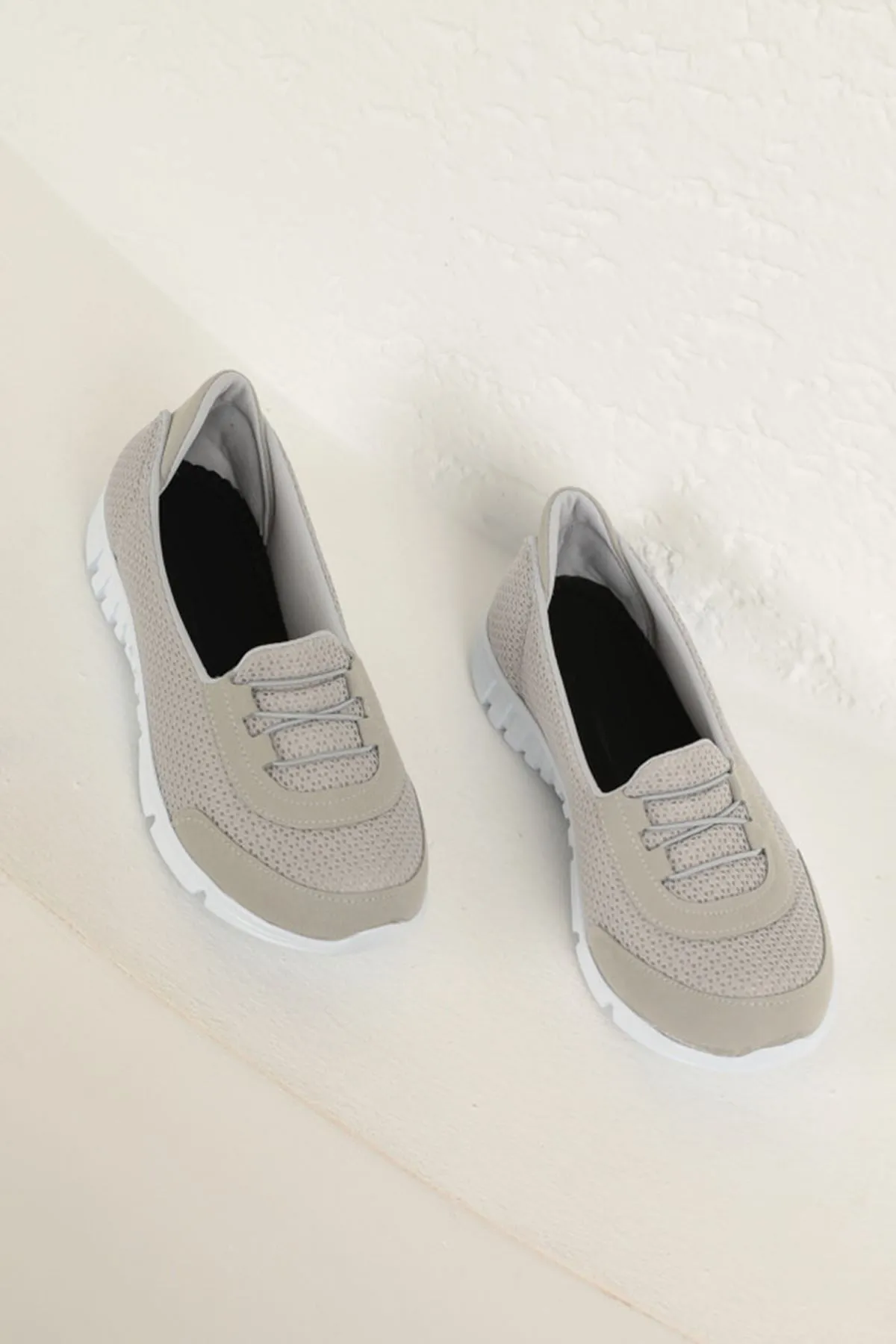 KKT Comfortable Sole Easy to Wear Women's Casual Shoes-Grey - Pantin