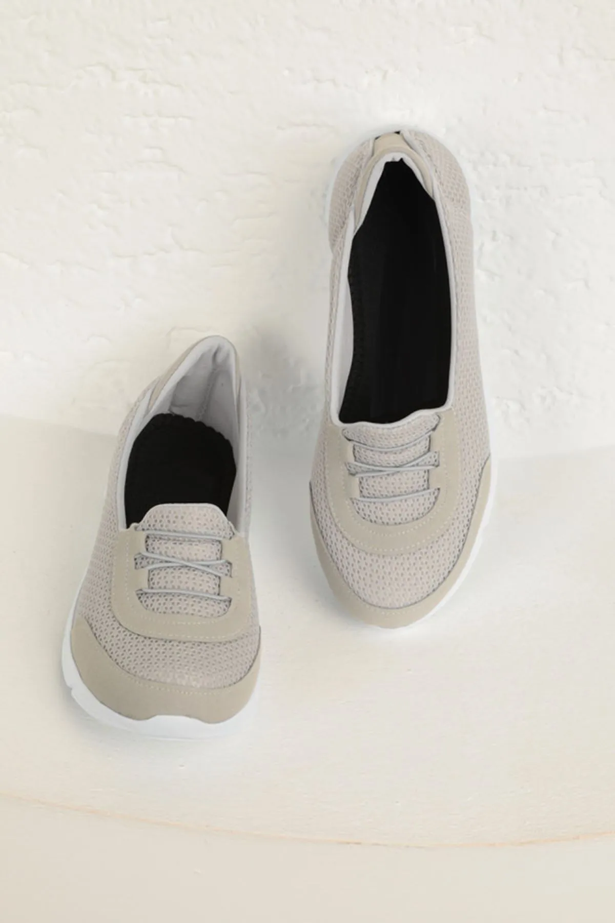 KKT Comfortable Sole Easy to Wear Women's Casual Shoes-Grey - Pantin