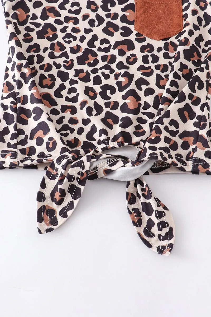 Leopard Shorts Set