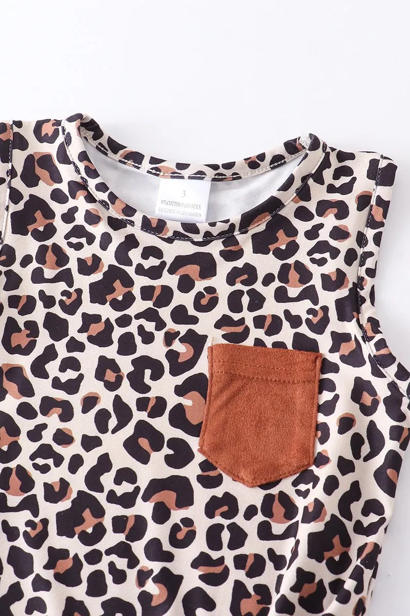 Leopard Shorts Set