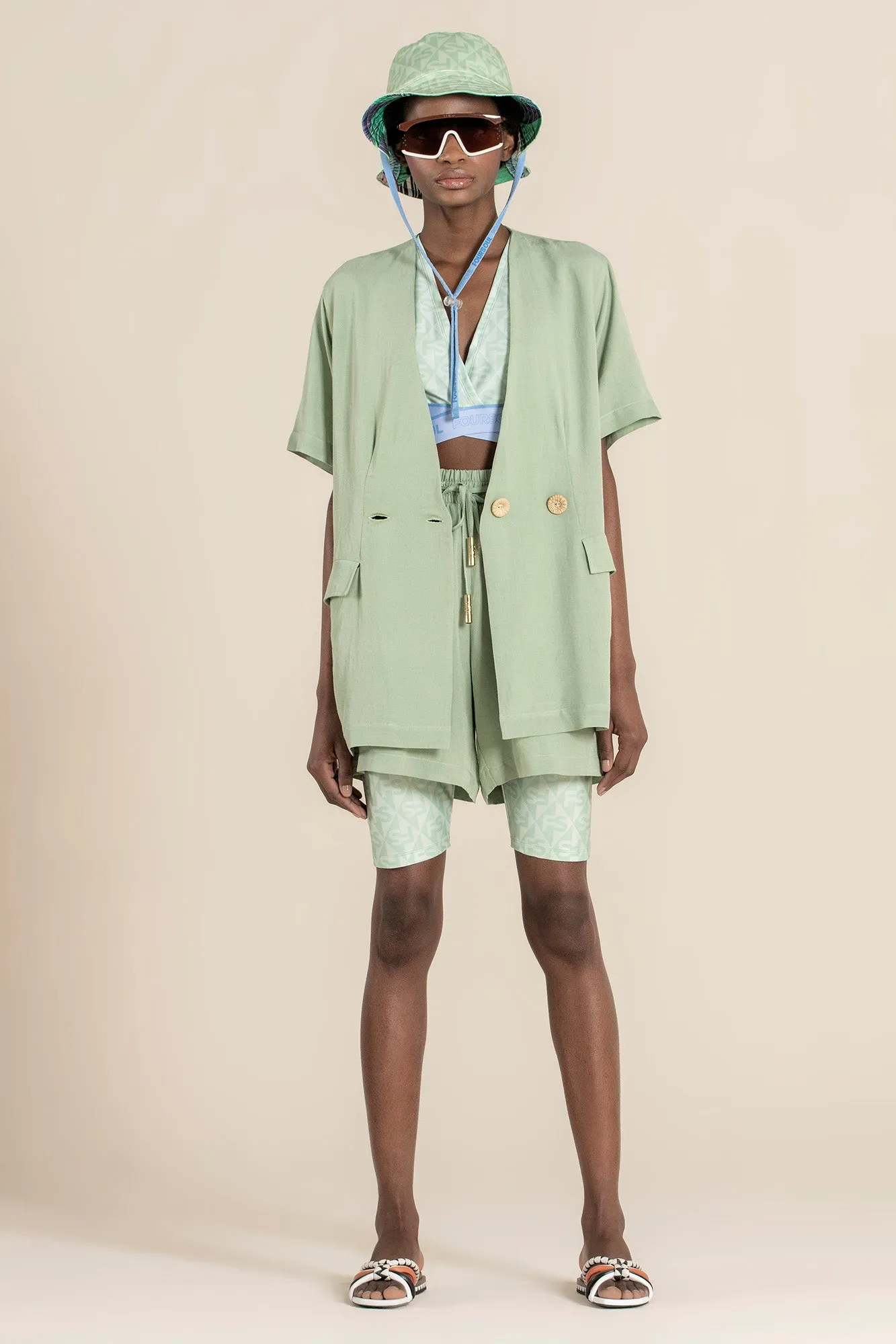 LINEN SHORTS