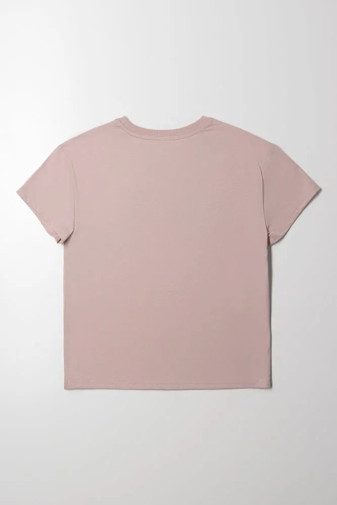 Los Angeles Short Sleeve T-Shirt Natural