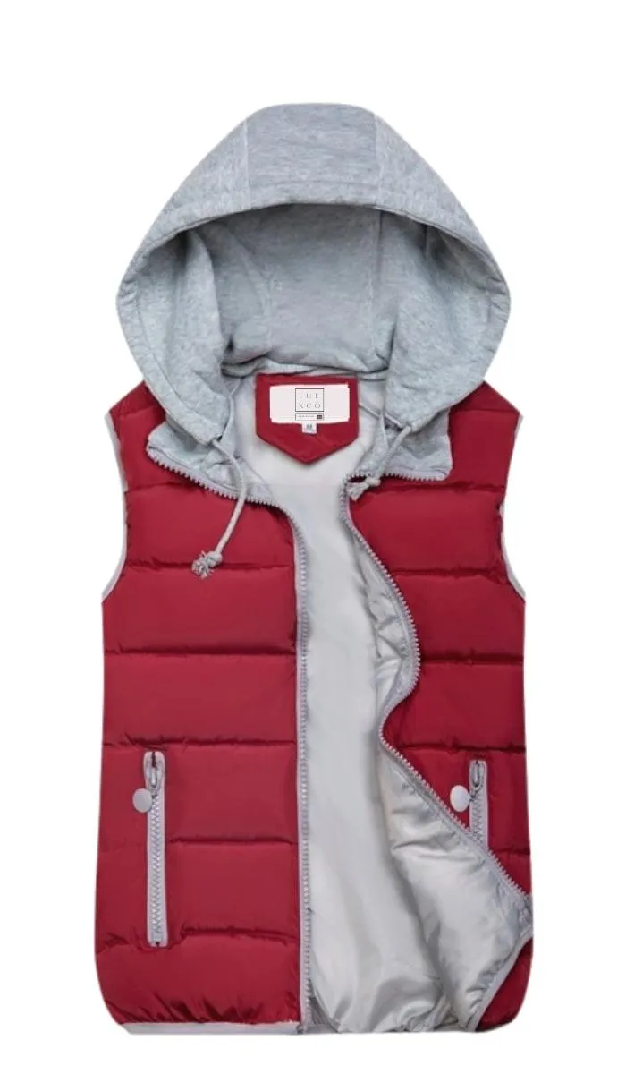 Luexco Women's Insulated Hooded Padded Vest