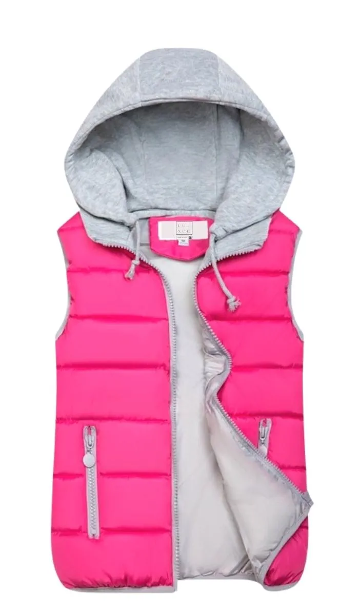Luexco Women's Insulated Hooded Padded Vest