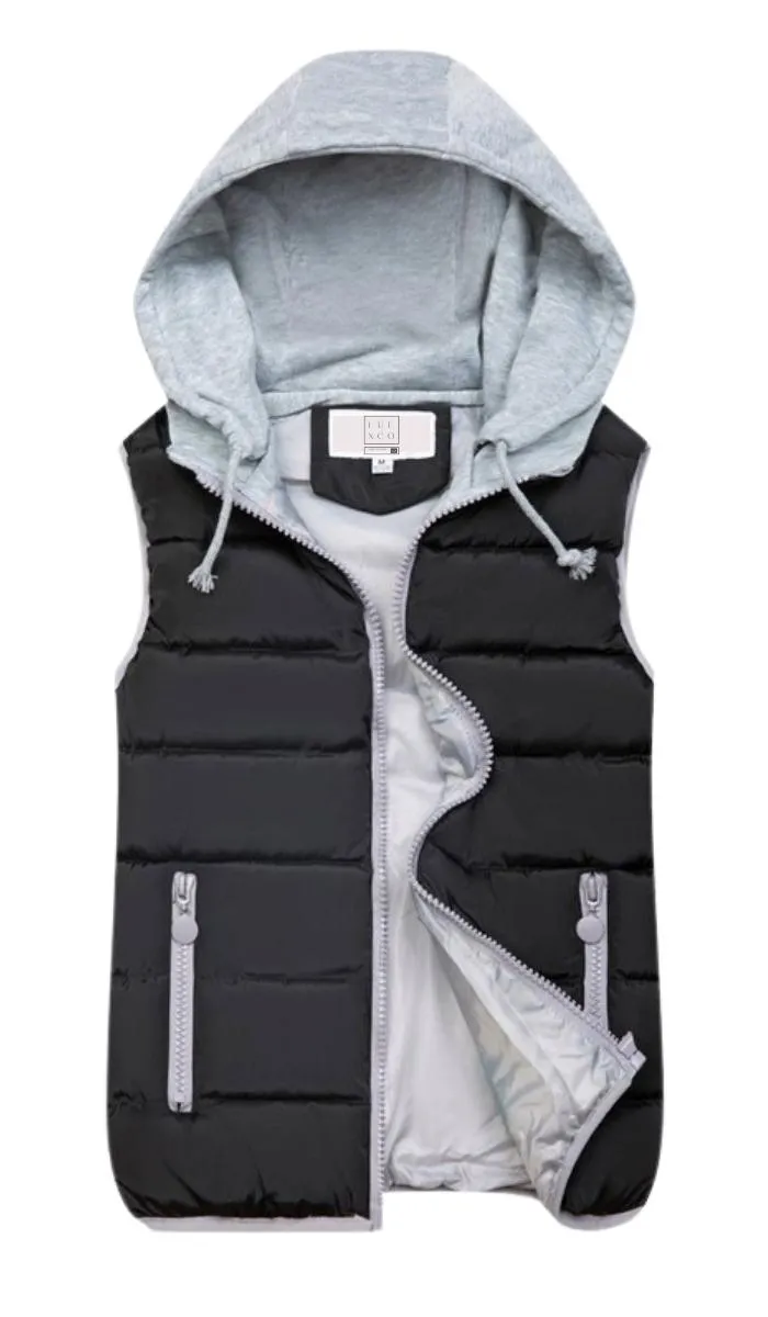 Luexco Women's Insulated Hooded Padded Vest