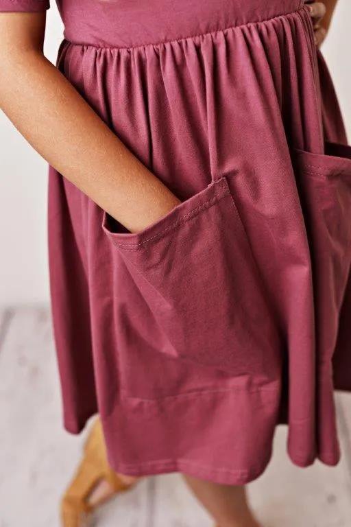 Mauve Twirl Dress