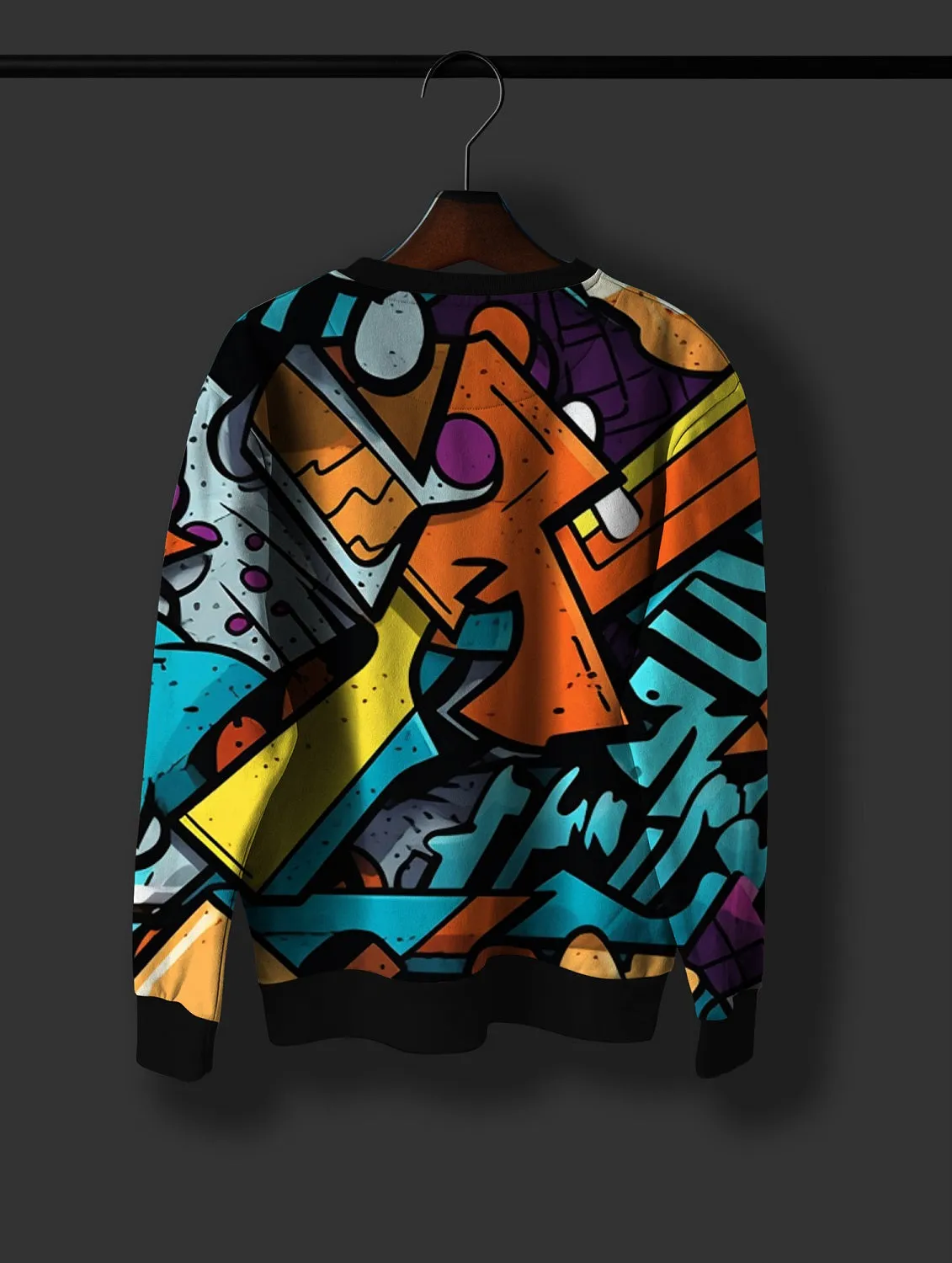Metro Chic Full Printed Sweatshirt