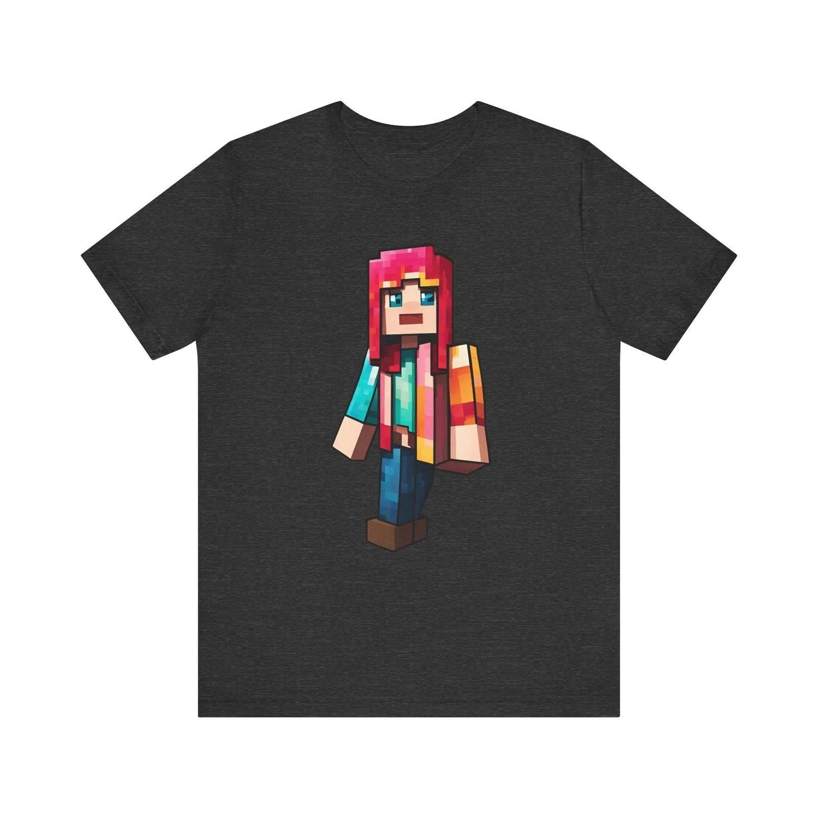 Minecraft Pixel Rainbow Adventurer T Shirt