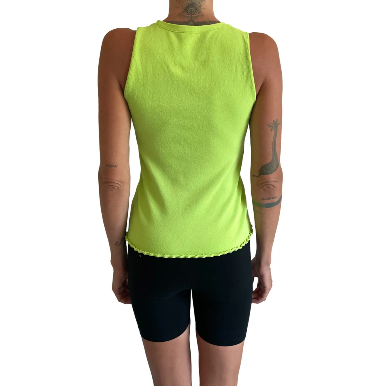 Moschino Cheap & Chic Lime Green Vest