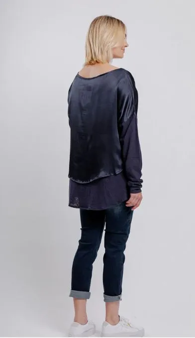 Moss Trixie Top - Navy