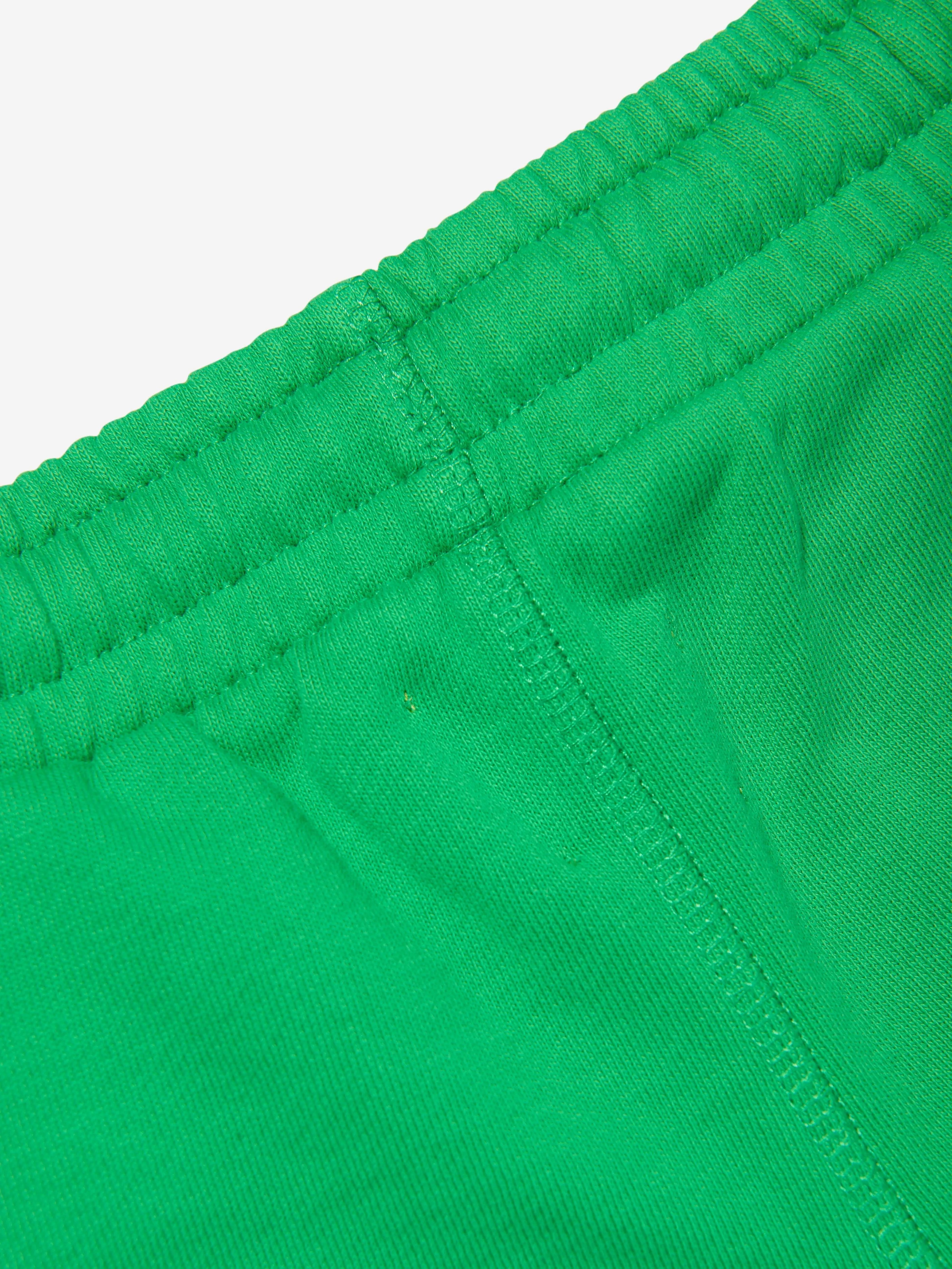 Off-White Boys Off Stamp Sweat Shorts in Green