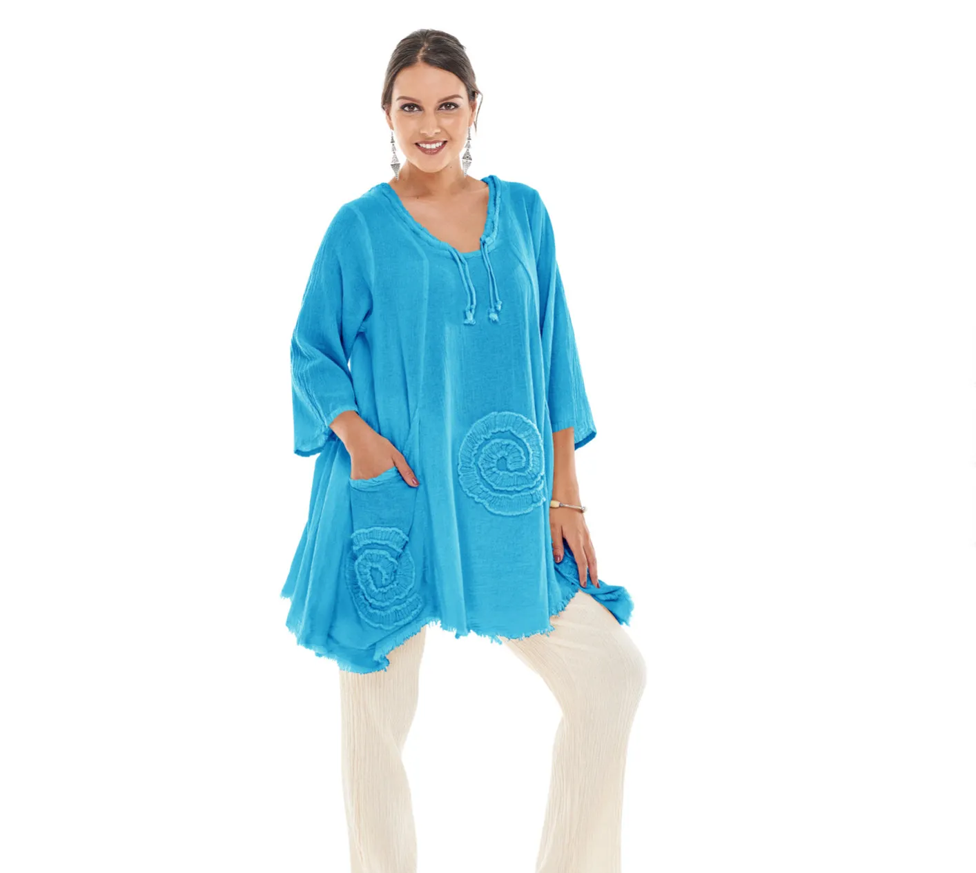 Oh My Gauze Circle Top