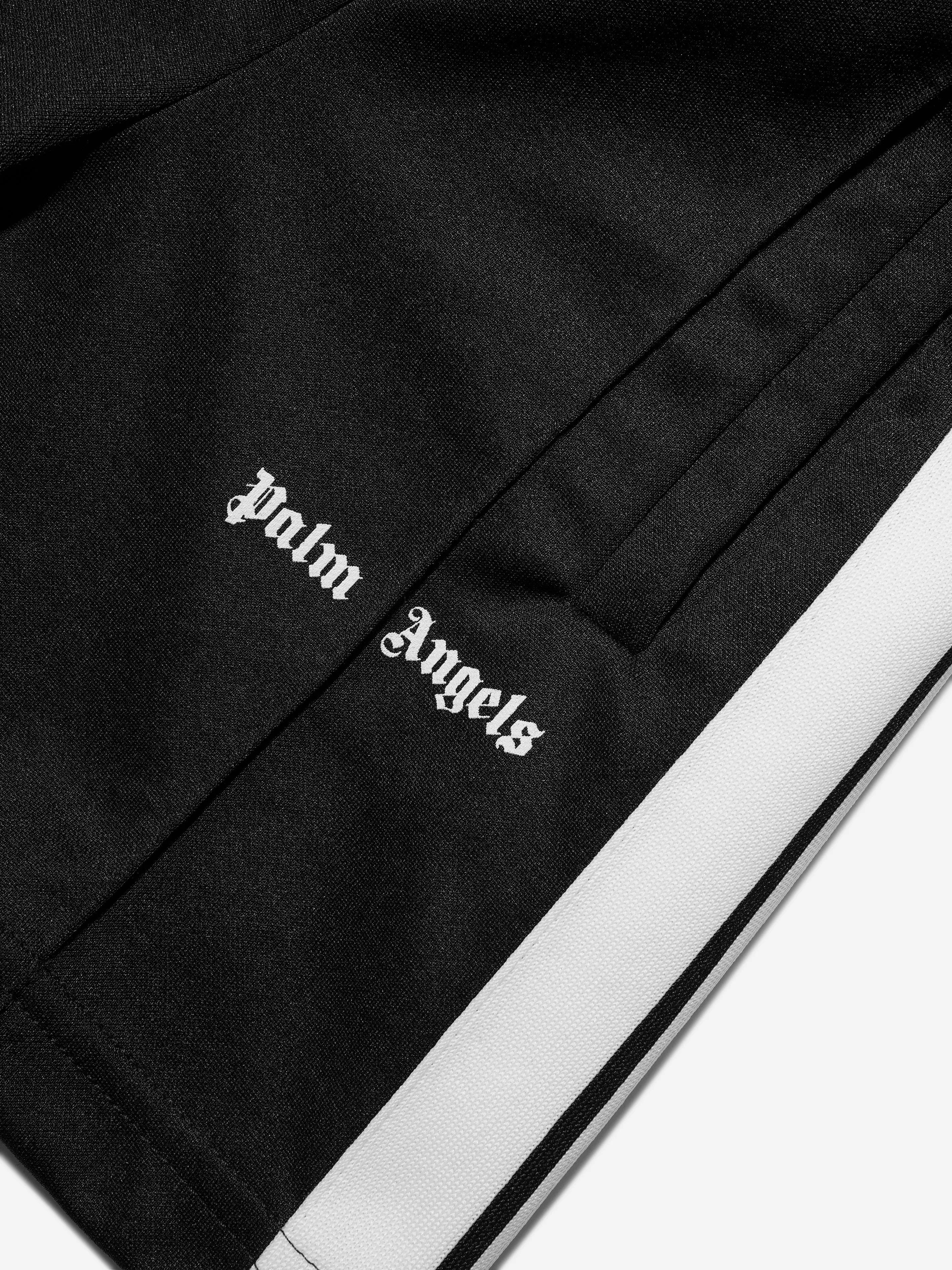 Palm Angels Boys Track Shorts in Black