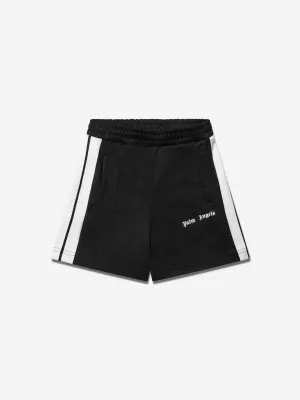 Palm Angels Boys Track Shorts in Black